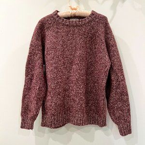 Men's LL Bean lambs wool sweater, size large
